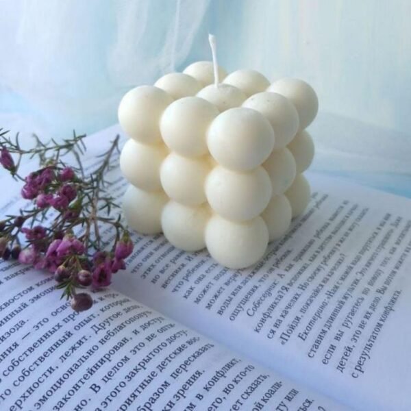 Top Quality 3 by 3 shaped Bubble Candles for Home decoration and lighting