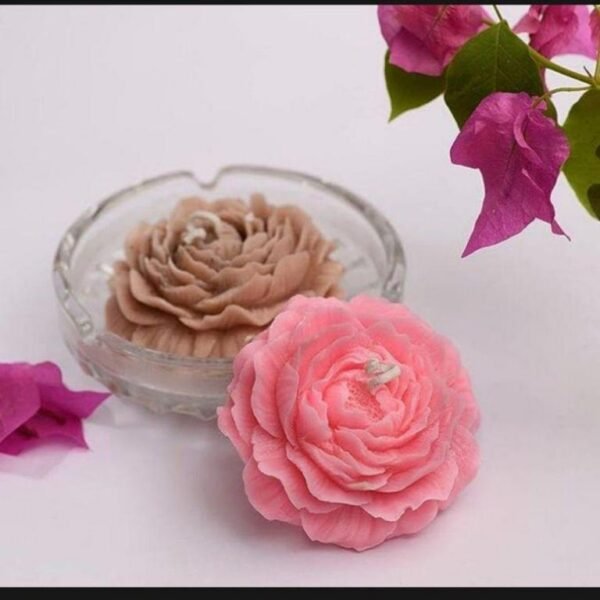 Pack of 8 Peony Flower Scented Candles for Home Décor and Custom Orders