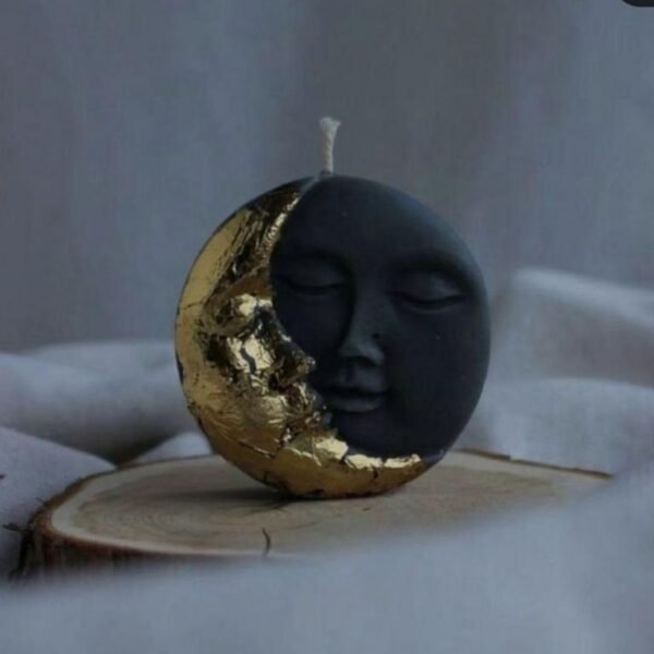 Black Sun and Moon Scented Candles for Youm-E-Ashora
