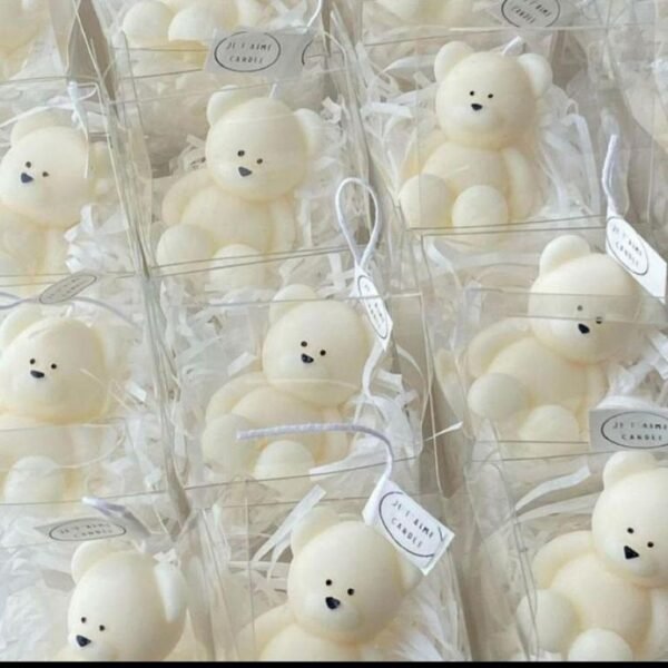 Mini Bear Scented Candle with Custom Packing - Handmade Aromatherapy for Home Decor and Special Occasions