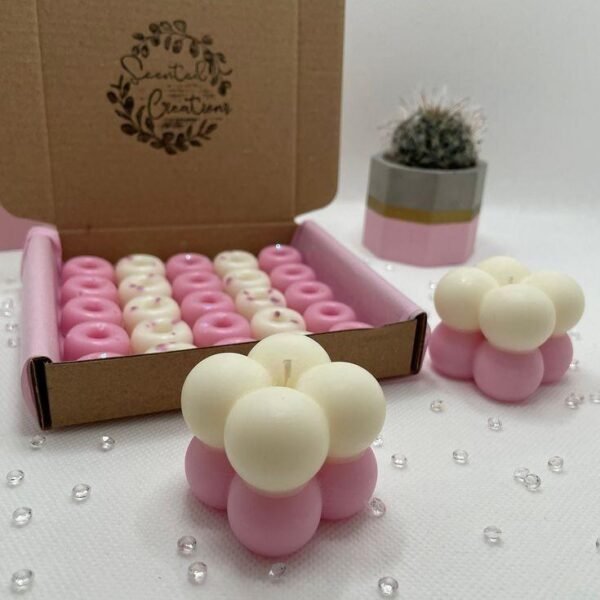 Mini Bubble Candles Available in Two Colors