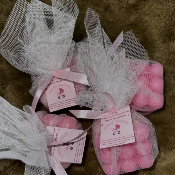 Personalized Big Bubble Scented Candle for Birthdays, Baby Showers, Anniversaries, and Bridal Showers