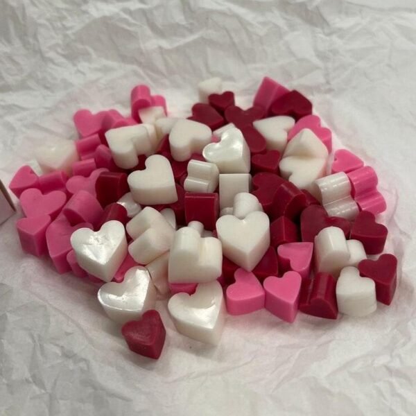 Handmade Heart Shaped Wax Melts for Valentine's Day Gift - Scented Coquette Room Decor