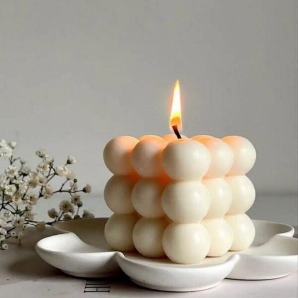 pack of 10 Scented Cube Bubble Candle for Elegant Home Decor , Gift items bridal shower large bubble candlel | Scented Bubble Cube candle | Bubble candle | Candle
