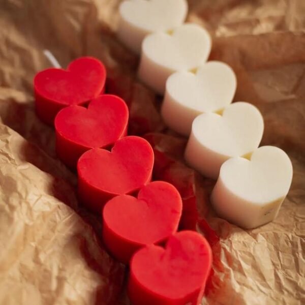 Heart Shaped Pillar Candle for Home Decor - Long Lasting and Ideal Gift