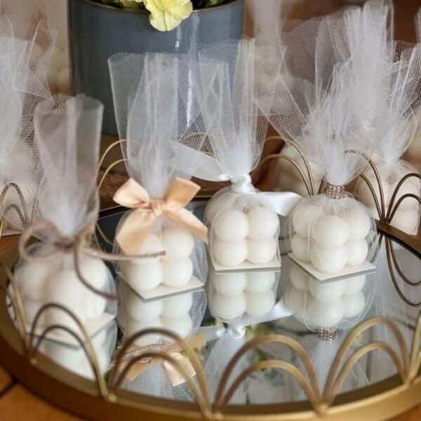 Custom Mini Bubble Scented Candle - Ideal for Home, Office, Birthdays, and Gifts